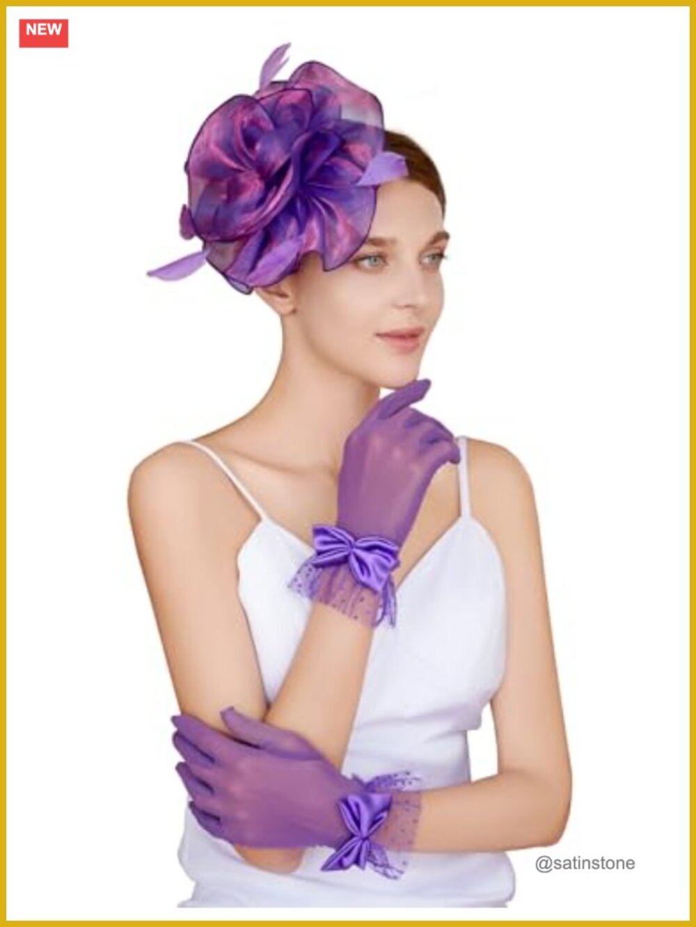 Fascinators Hat Flower Mesh Feathers Headband Derby Tea Party Headwear Lace